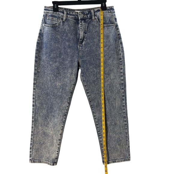 Ceros Womens High-Rise Acid Wash Denim Jeans Size 31 Relaxed Fit - Picture 6 of 9